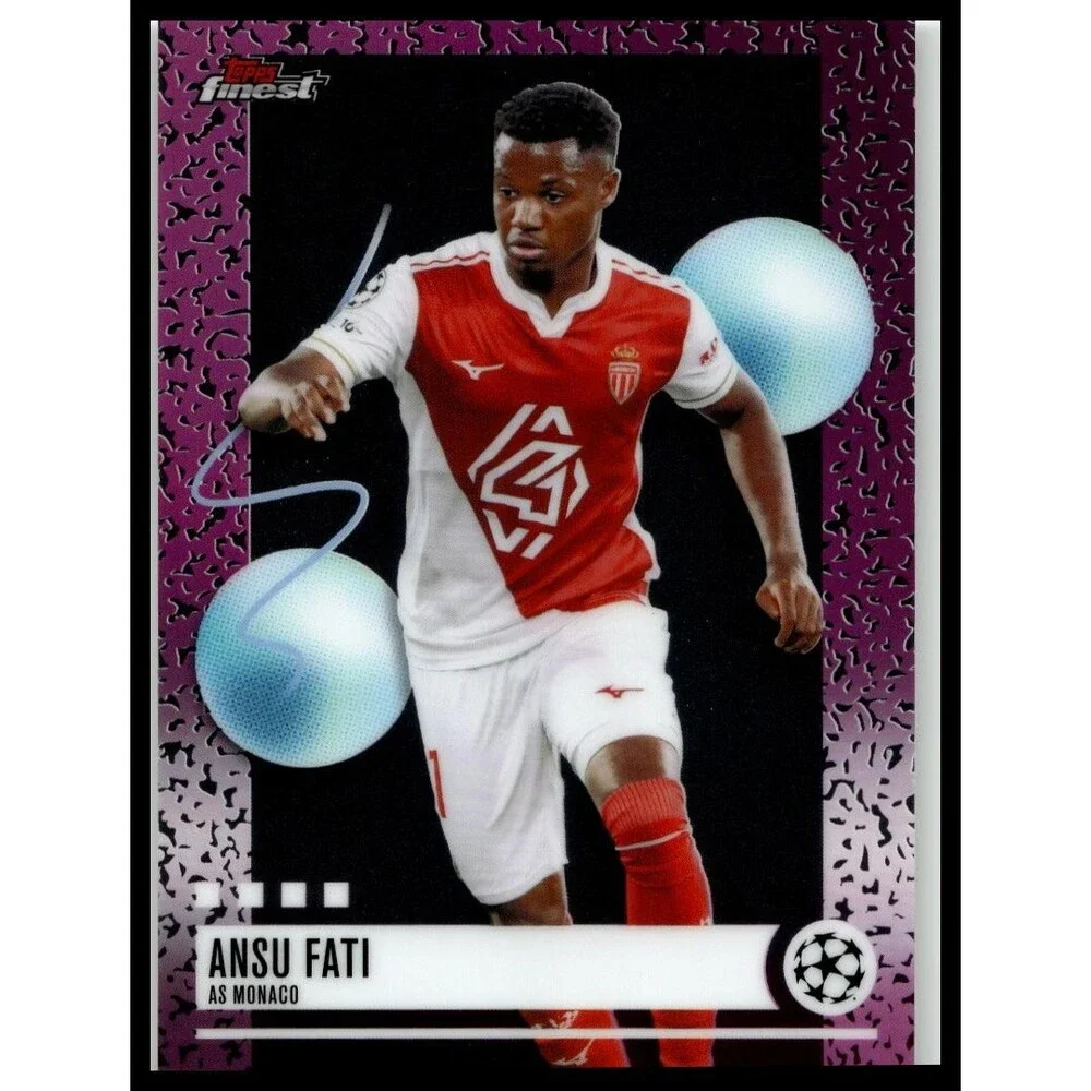 2025-26 Finest UEFA Ansu Fati #248 AS Monaco Uncommon
